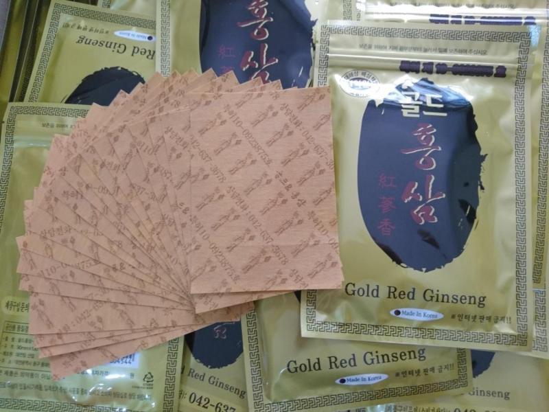 Cao dán sâm hàn quốc trị đau nhức xương khớp sét 10 bịch cao cấp