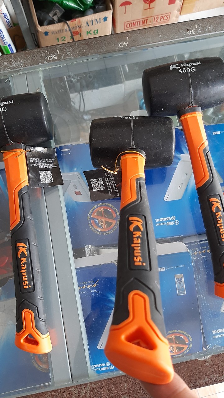 Búa cao su cán đúc 450g KAPUSI K-0376 cao cấp