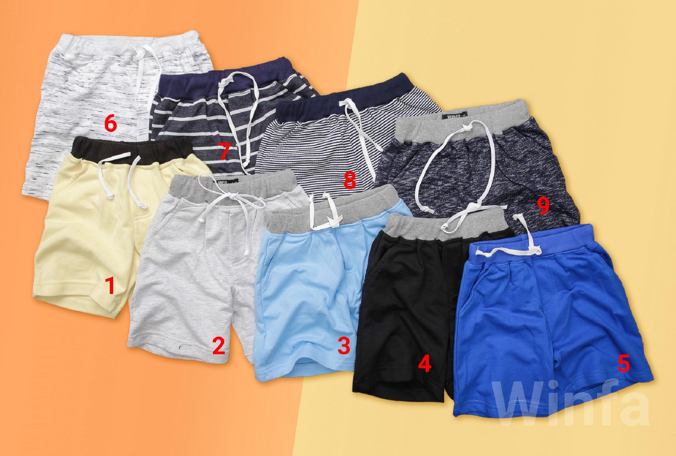 QUẦN SHORT TRẺ EM WINFA XÁM