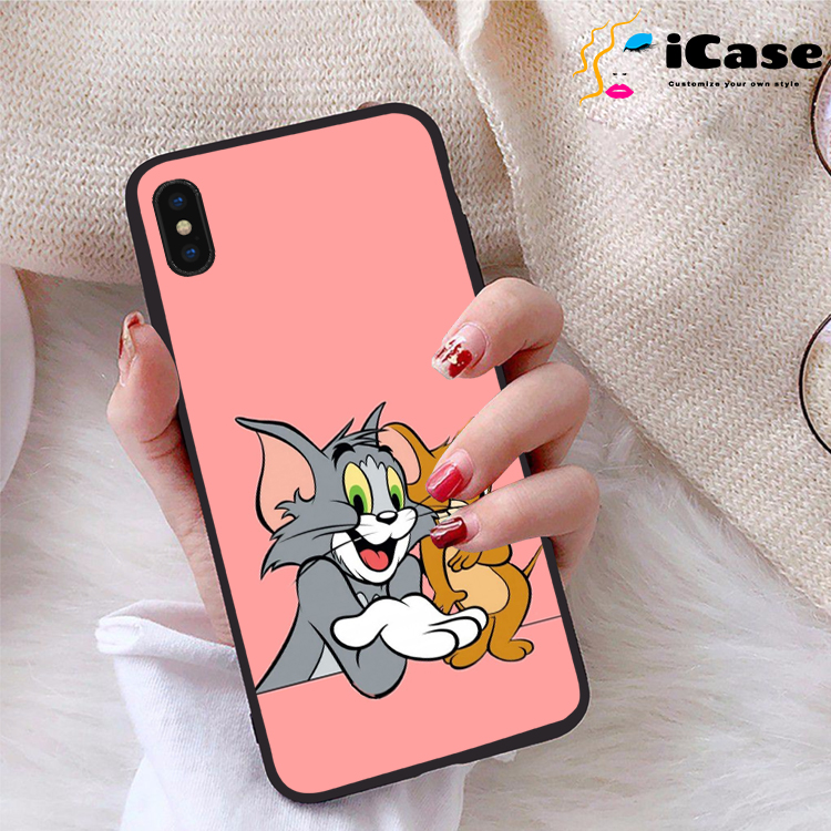 Ốp lưng iPhone Xs Max viền dẻo TPU BST Pinky