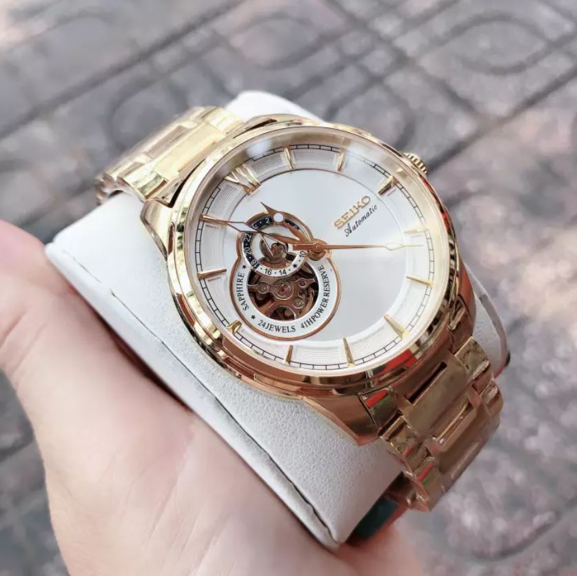{ ĐỒNG HỒ BẢO TÍN SHOP SỊN } Đồng Hồ Cơ Nam Seiko Automatic - Bào Hành 12 Tháng { GIAN BÁN BUÔN ORIENT SK SEIKO PATEK }