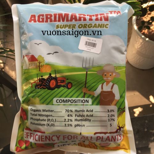 Phân hữu cơ cao cấp agrimartin nhập khẩu châu âu 1kg