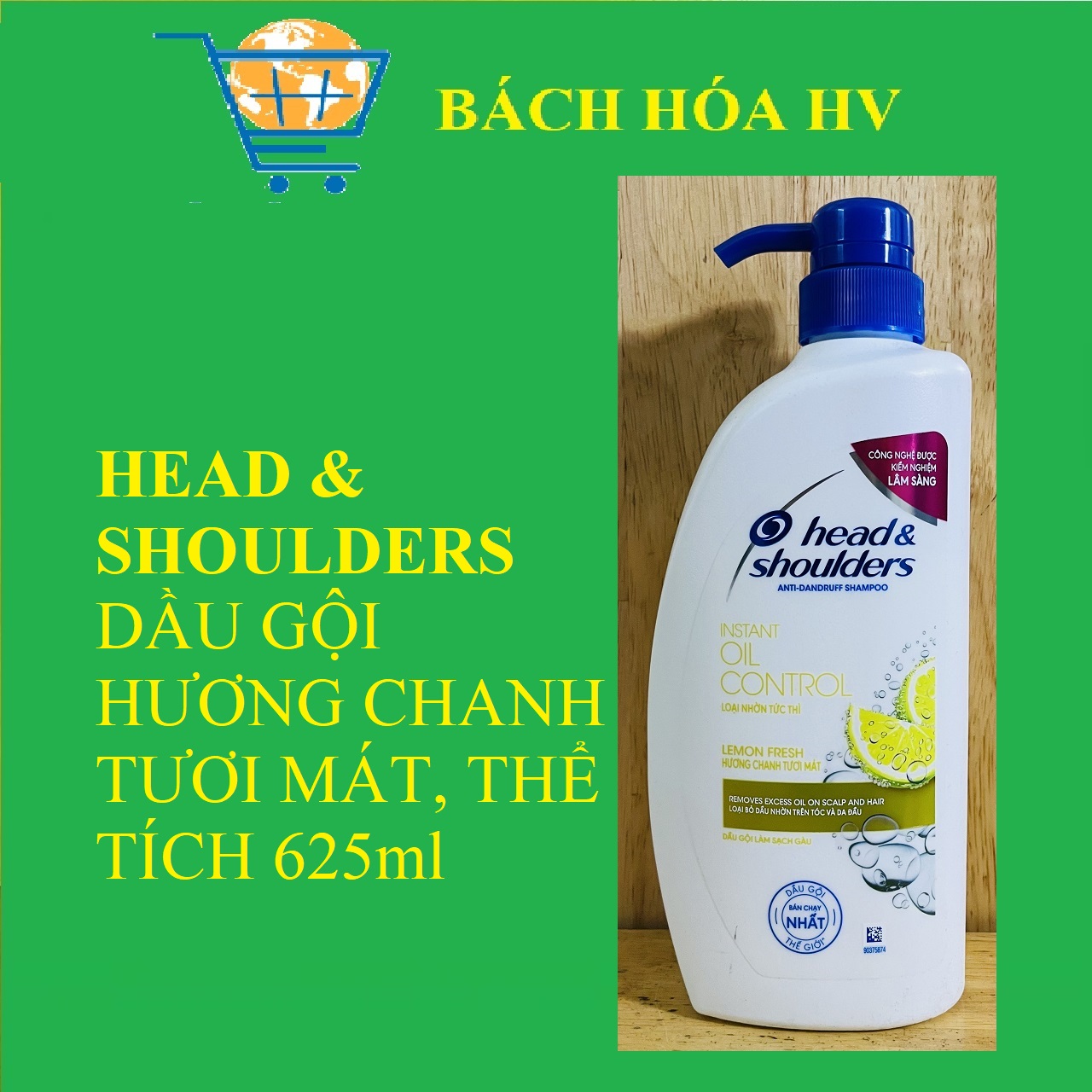 Dầu gội Head & Shoulders 625ml - BACH HOA HV