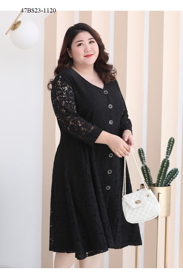 ĐẦM REN TRUNG NIÊN BIG SIZE CAO CẤP