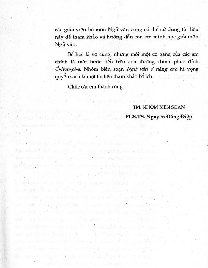 Ngữ văn nâng cao 8