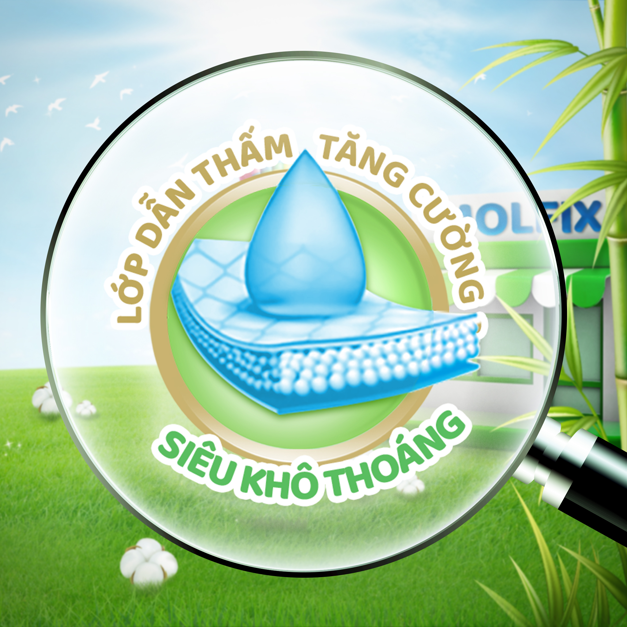 Tã/bỉm dán Molfix Thiên nhiên Jumbo S (4kg - 8kg) - Gói 56+8 miếng