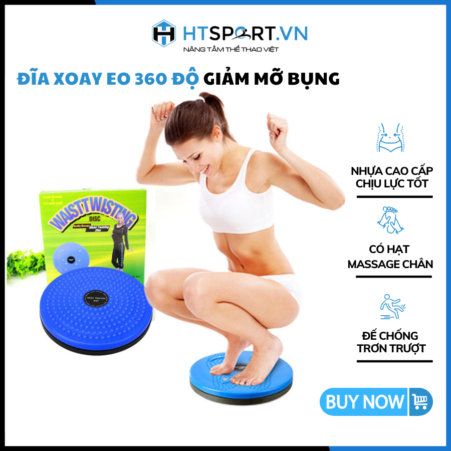 Đĩa Xoay Eo, Đĩa Tập Thể Dục 360 Độ Bàn Xoay Tập Cơ Bụng Eo Thon Giãm Cân