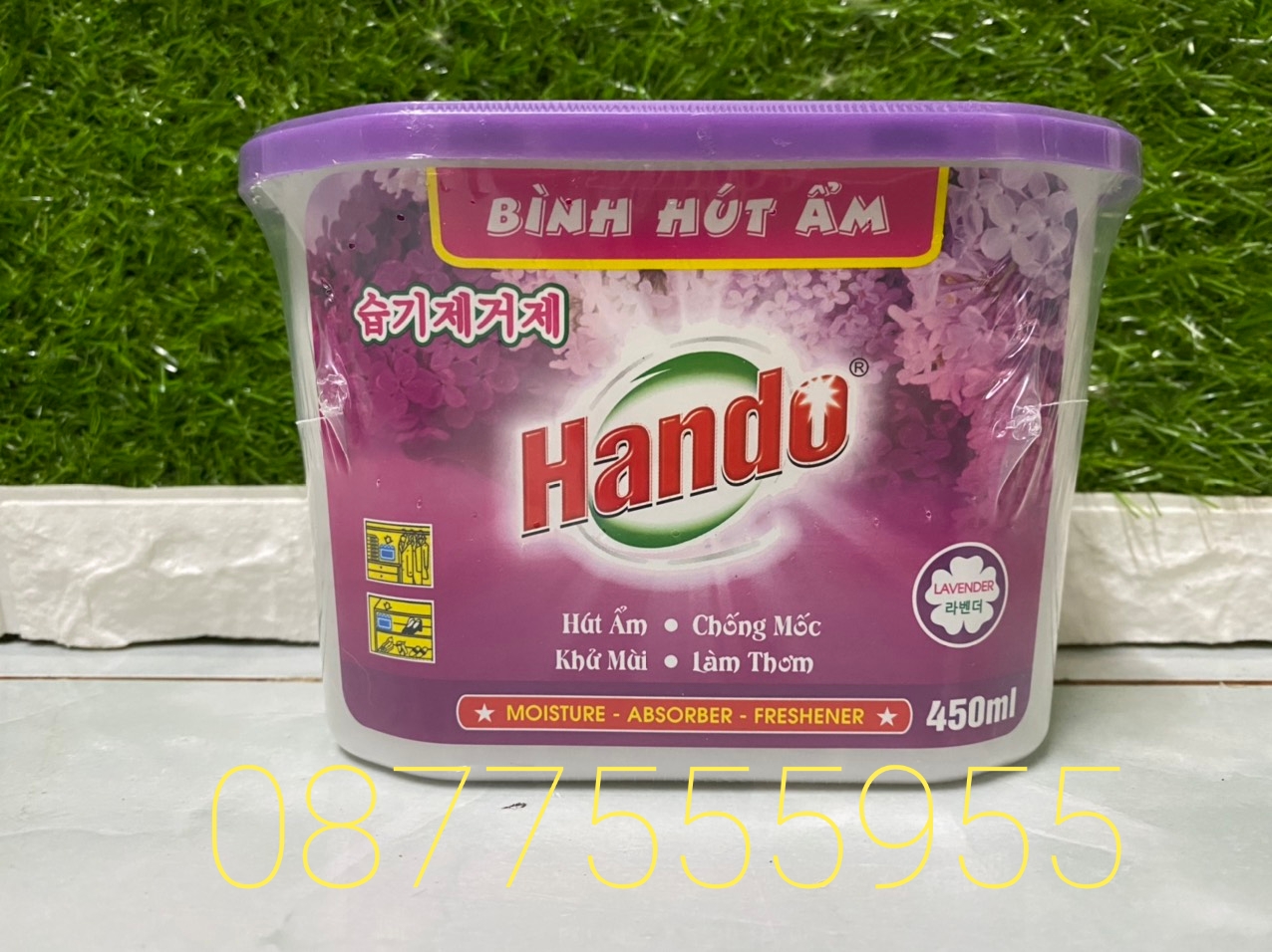 Bình hút ẩm chống ẩm mốc Hando 450ml