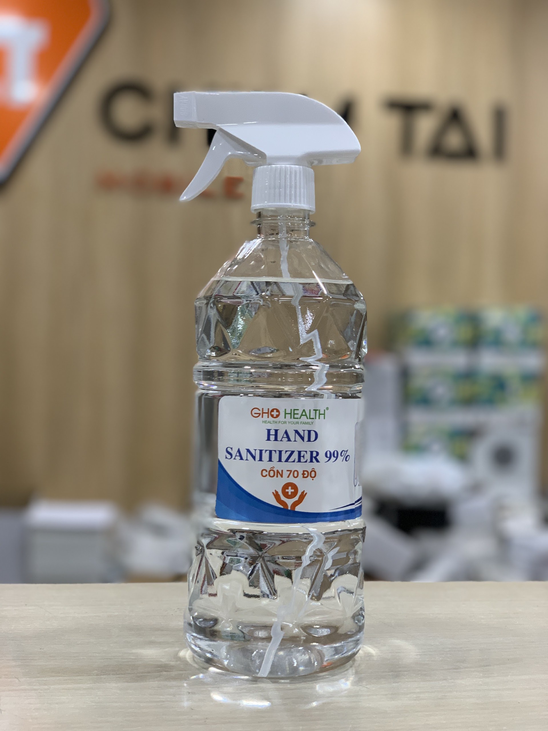 Cồn rửa tay 70 độ loại có vòi