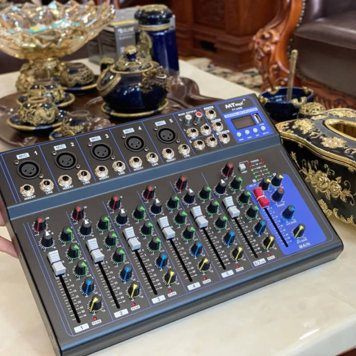 [Tặng dây hoa sen] Bàn Trộn Mixer Yamaha F4 Pro Tích Hợp Vang Số 16 Chế Độ Vang Chuyển Đổi Thành Soundcard Livestream, Thu Âm, Karaoke Online...