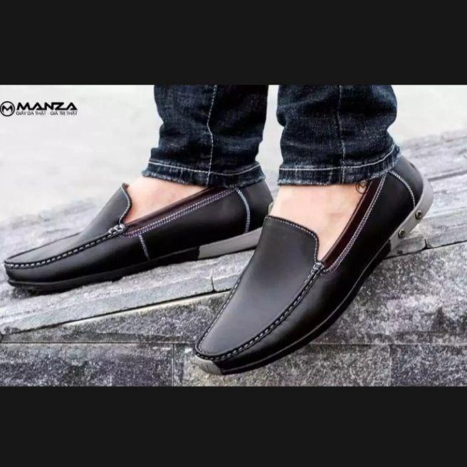 Giầy lười da bò nam siêu bền