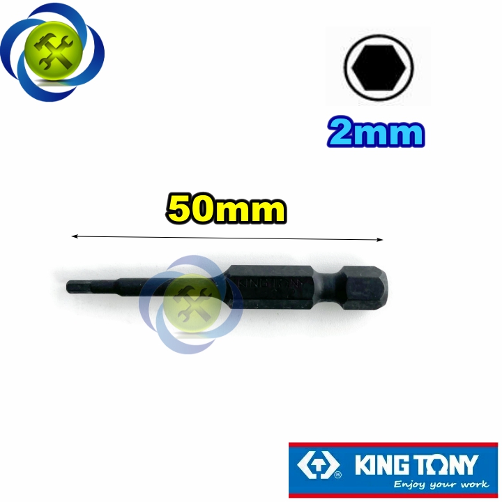 Mũi lục giác 2mm kingtony 715002h kích thước 2mm x 50mm