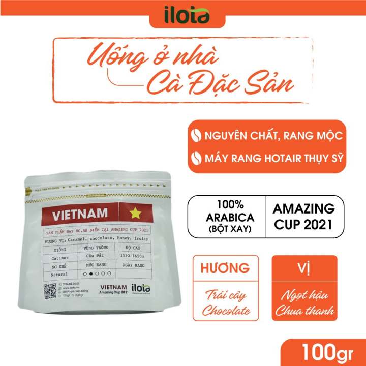 Cà phê Arabica Cầu Đất Specialty Coffee Đặc sản cafe đạt 80.88 điểm SCA tại Vietnam Amazing Cup 2021 – No Brand – top1shop