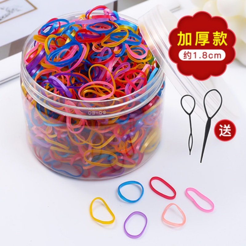 Set 1000 dây thun cột tóc nhiều màu