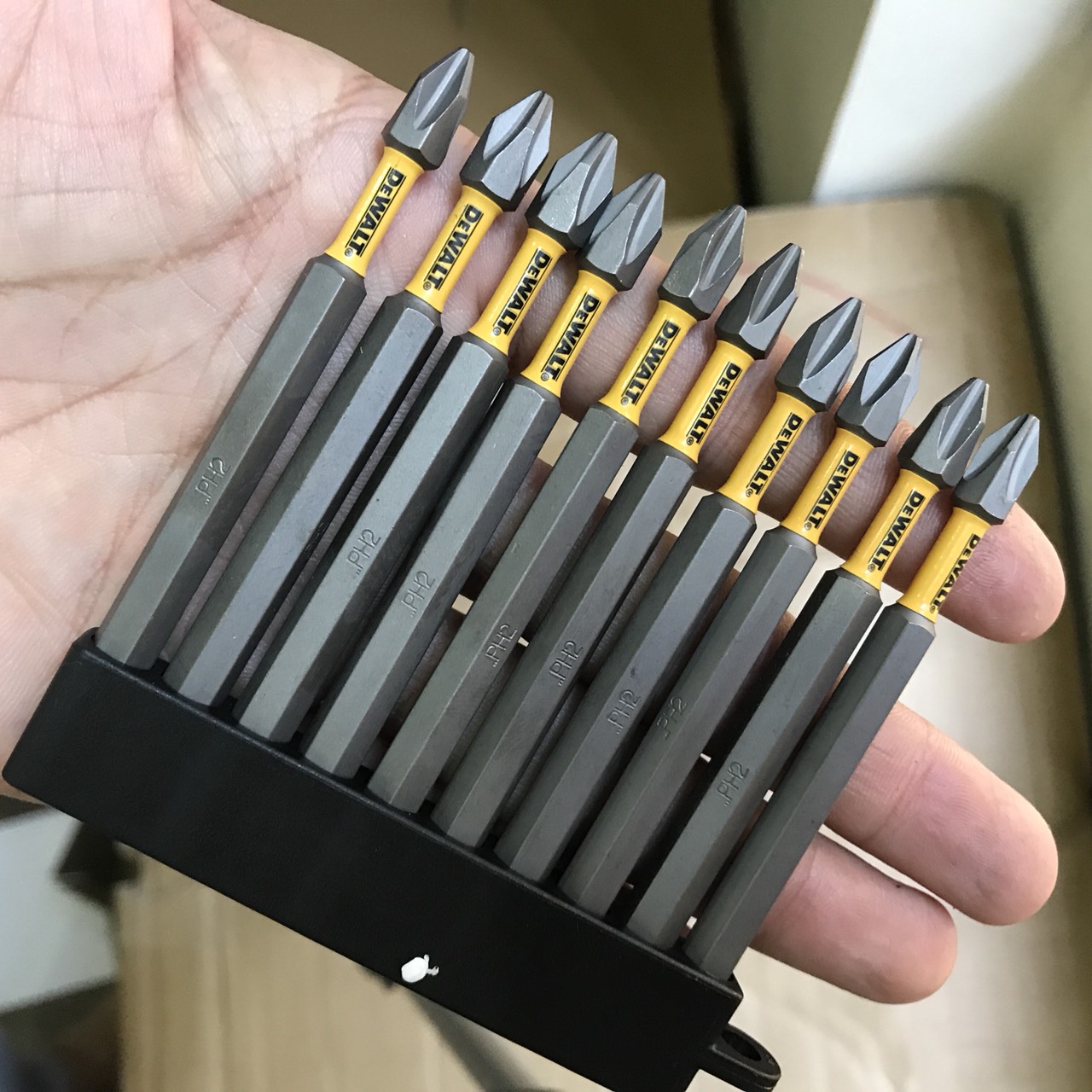 Bộ 10 Mũi Vít DeWalt PH2 nhập Mỹ dài 9cm