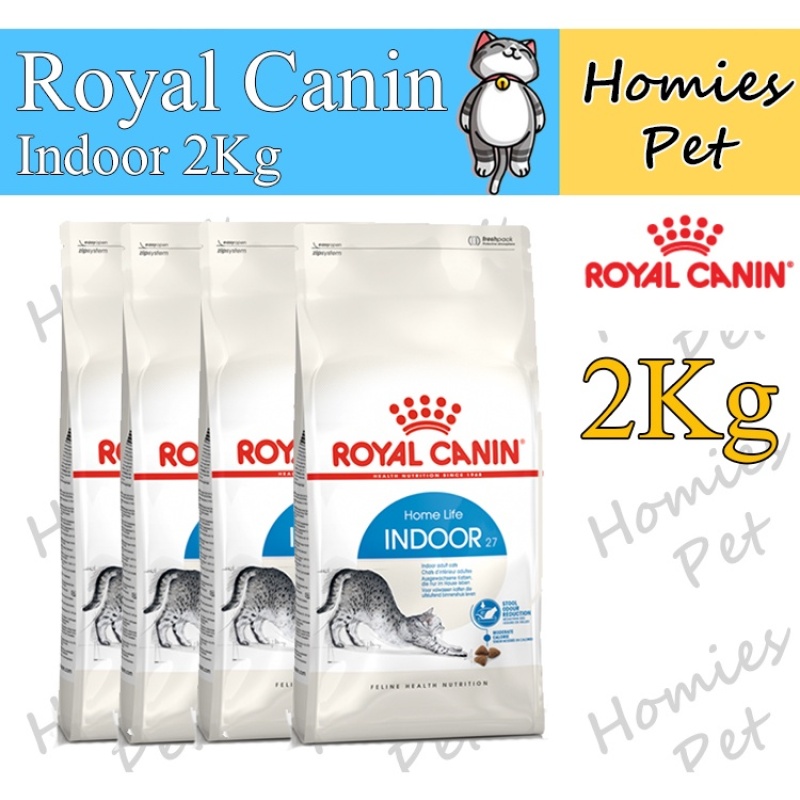 Hạt Royal canin indoor 27[CHÍNH HÃNG] cho mèo 2kg, thức ăn cho mèo - Homies Pet