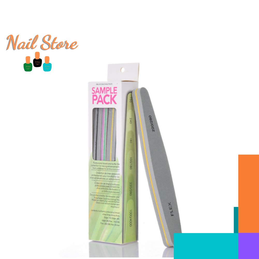 Bộ 6 Cây Dũa Móng, Đắp Bột SAMPLE PACK