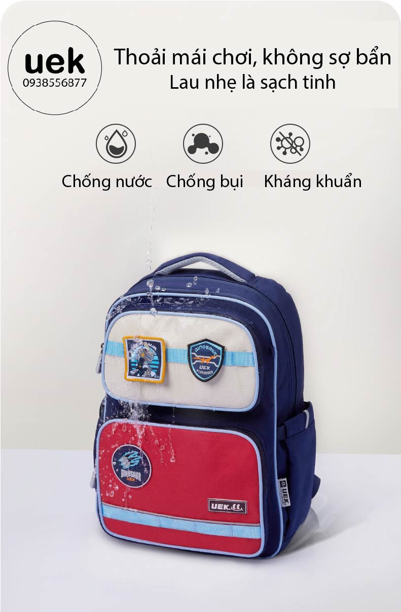 Balo Chống Gù UEK Chống Nước Chống Bụi Bẩn Balo Học Sinh Cặp Chống Gù Balo Đi Học Balo Cho Bé Cặp Sách Cho Bé