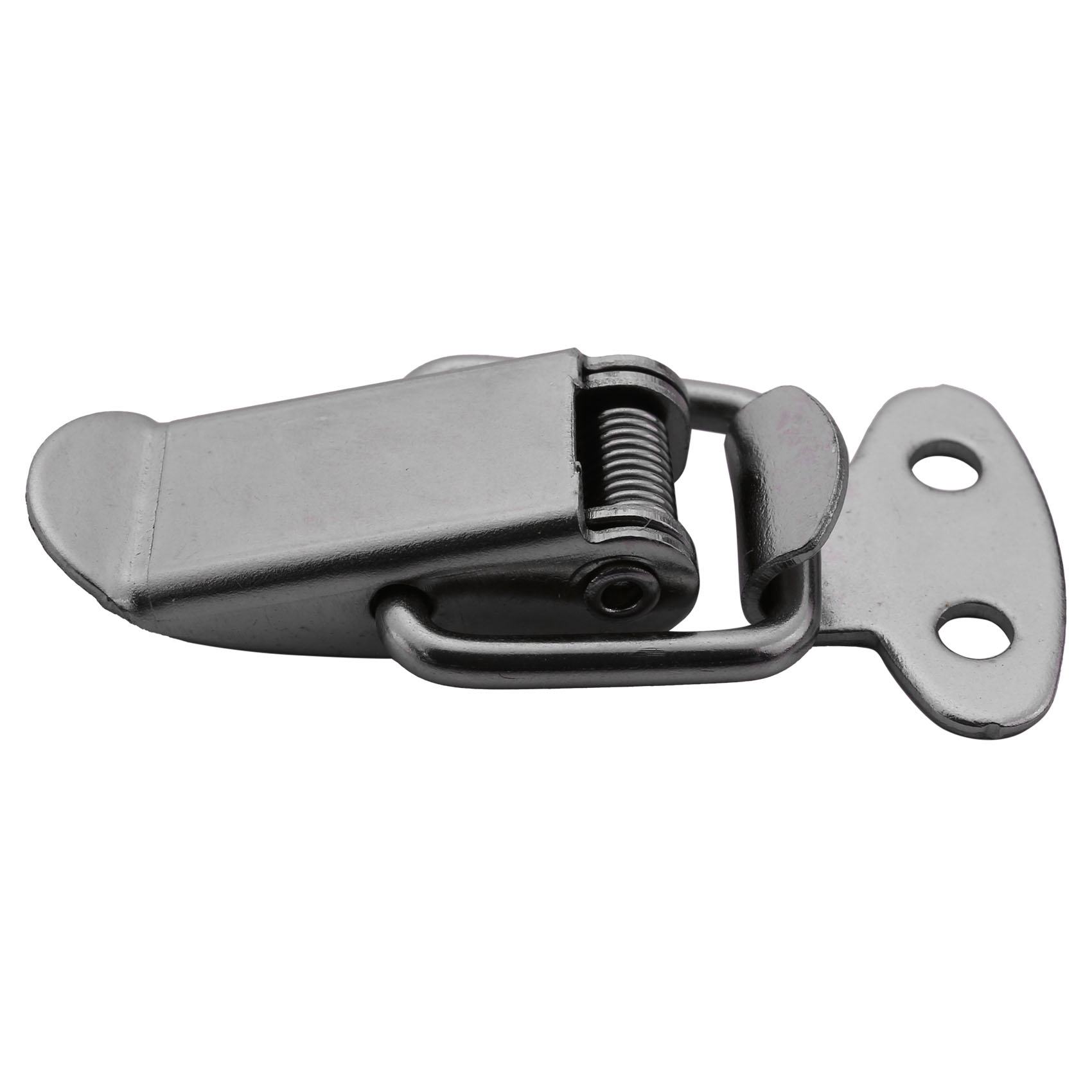 10/20/30/40/50/60/100Pcs Cabinet Spring Loaded Iron Straight Loop Toggle Latch 45mm Length