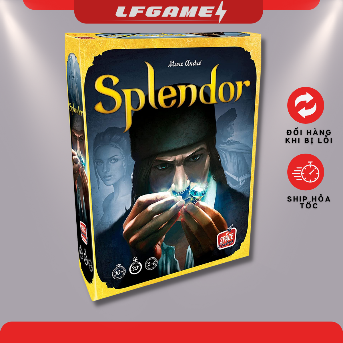 Bộ trò chơi boardgame splendor phiên bản cao cấp chip nhựa