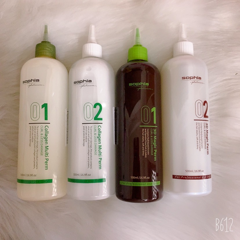 Thuố uốn tóc 3D OBSIDIAN 500ml uốn nóng lạnh phục vụ salon , baber