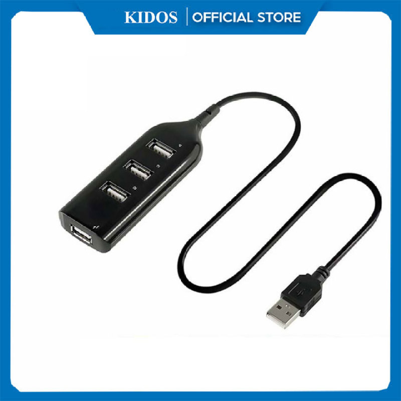 Bảng giá Hub chia USB / Micro USB ra 4 cổng USB 2.0 Kiêm USB OTG dùng cho máy tính và điện thoại giá siêu tốt Phong Vũ