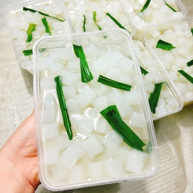 Thạch dừa thô - thạch dừa ép khô 2kg + hương dừa