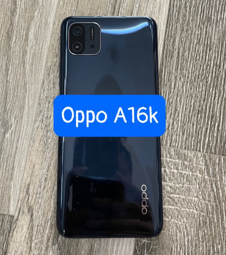 bộ vỏ sườn oppo A16k ,kèm khay sim,phím,kính camera
