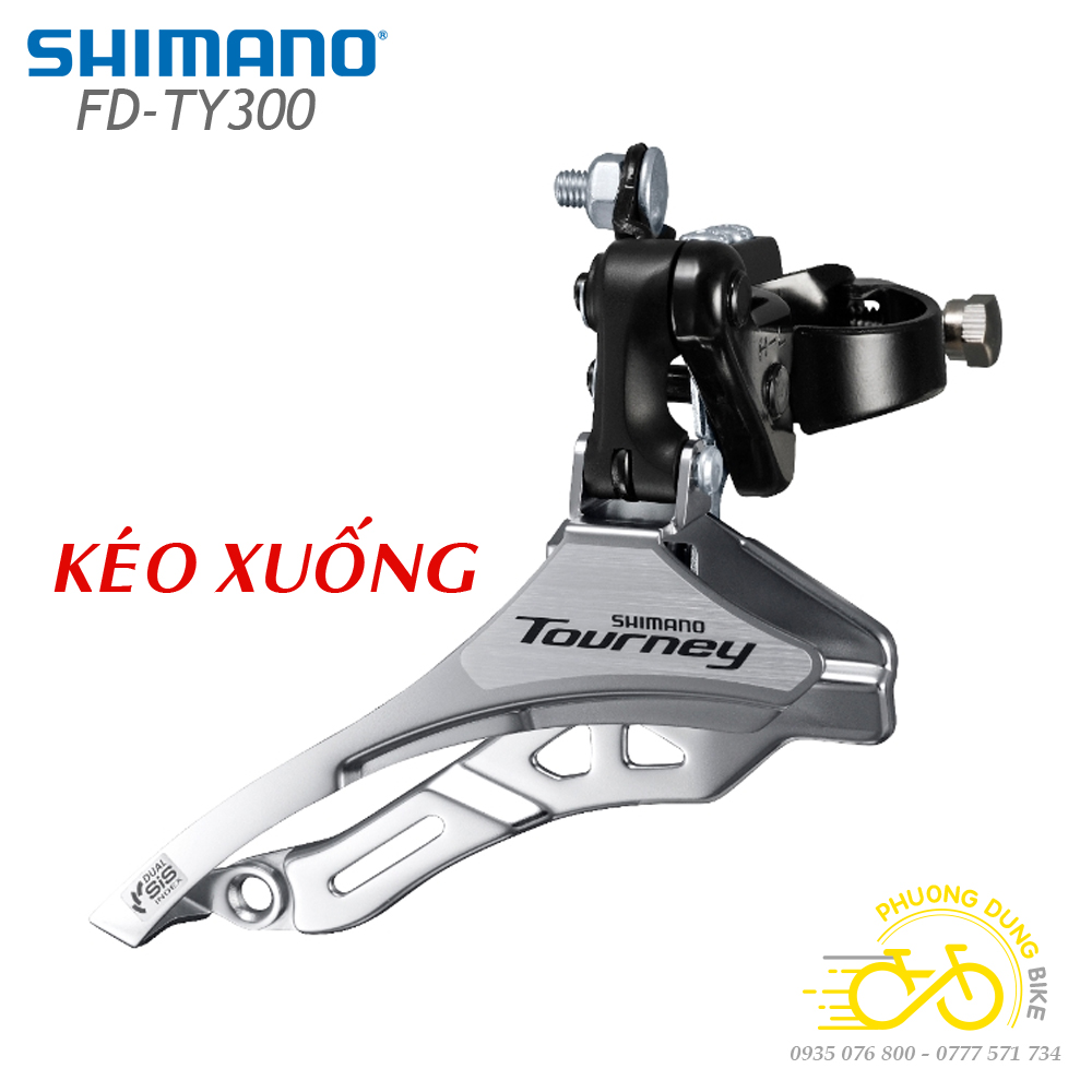 Sang đĩa xe đạp shimano tourney fd ty300 - hàng chính hãng