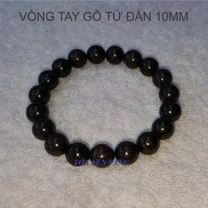[HCM]Vòng tay gỗ tử đàn đỏ 10mm