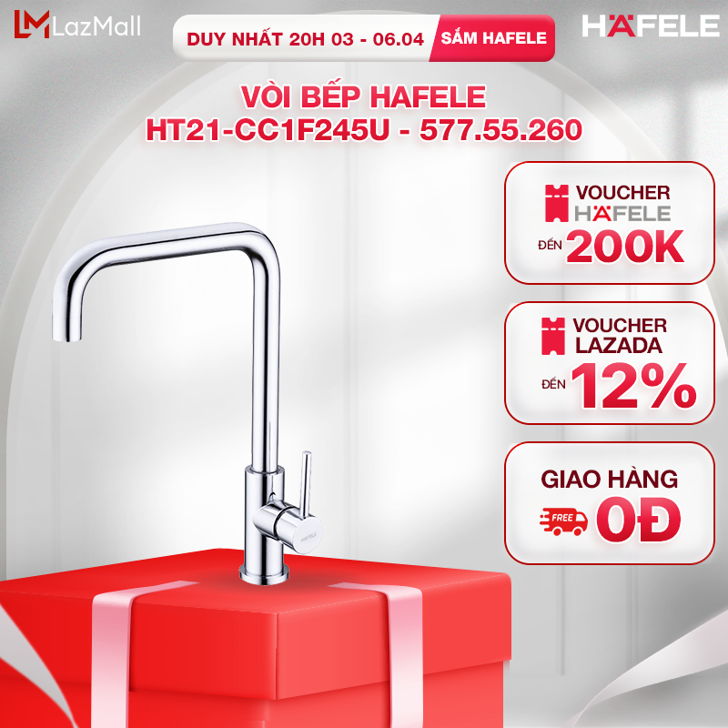 Vòi bếp Hafele HT21-CC1F245U - 577.55.260