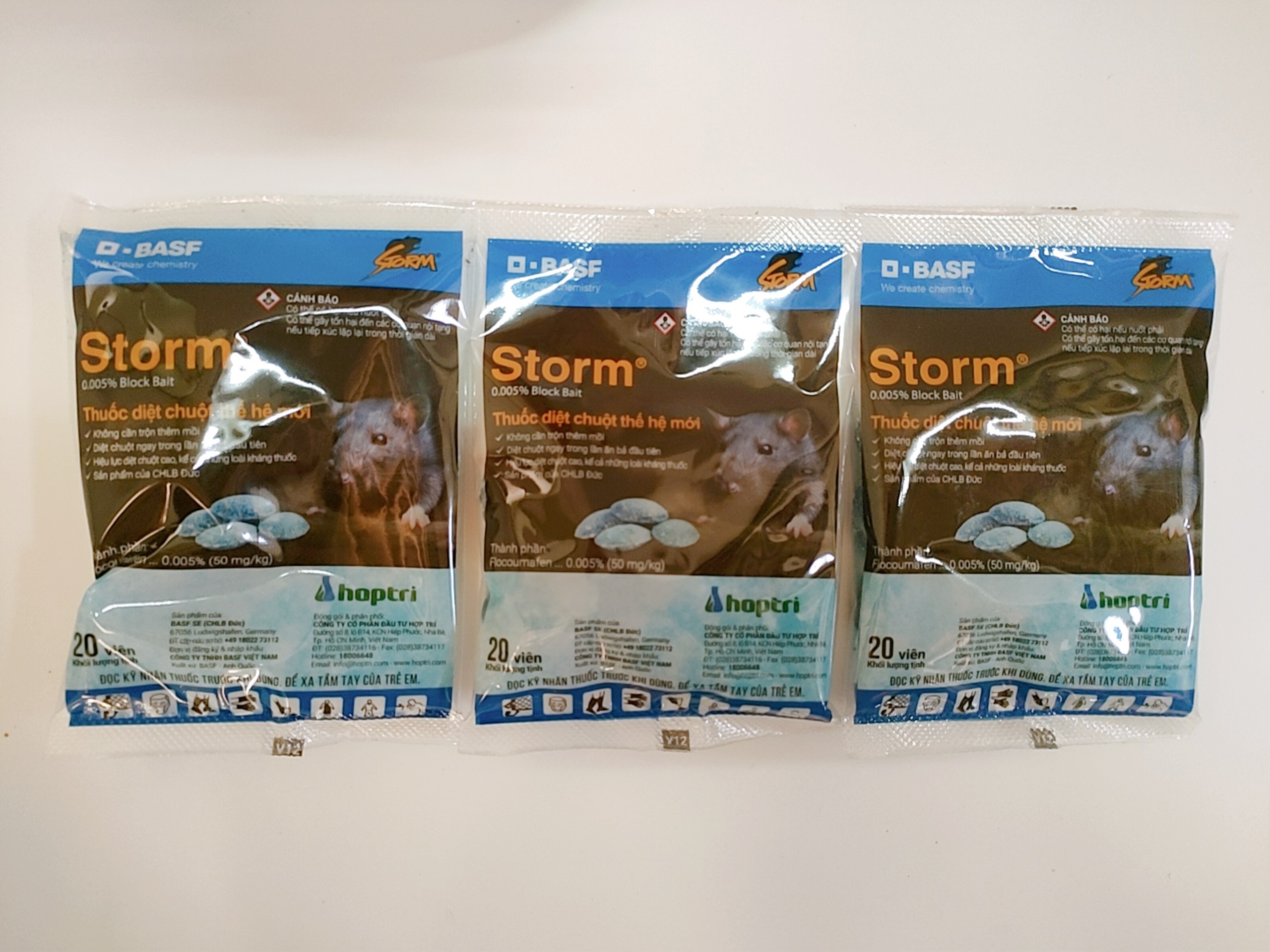 Storm thuốc chuột kẹo gói 20 viên