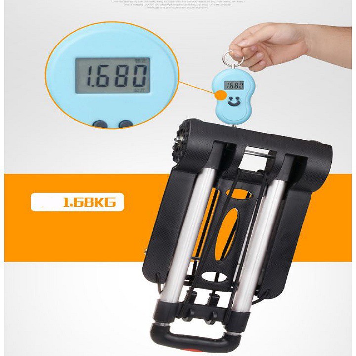 Shopping trolley, pull the 4 gear stowed ultra-light