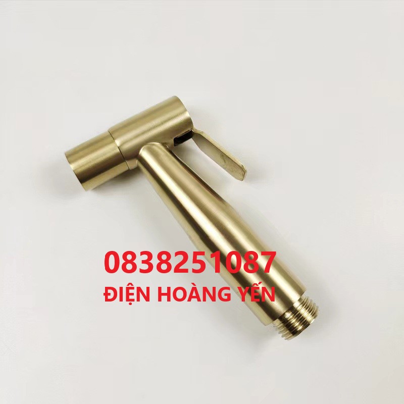 bộ xịt vệ sinh inox 304 mạ vàng cao cấp