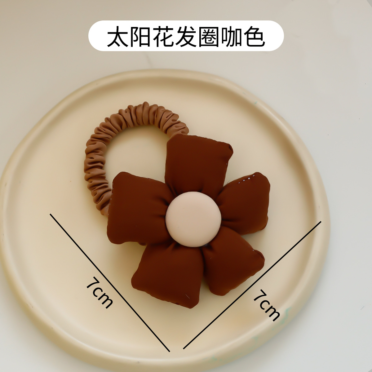 Dây buộc tóc bông hoa hot trend - UniLabel