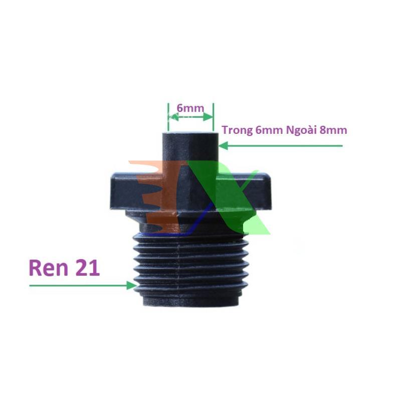 Set 10 head watering rotating 360 ° Spinnet lace 21