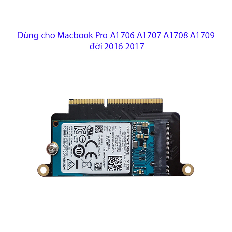 Adapter SSD M2 NVME Mac-book Pro A1708 2016 2017