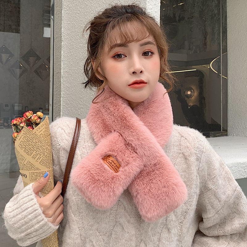 Khăn lông handmade quàng cổ chất đẹp có 6 màu đa dạng THY THY STORE
