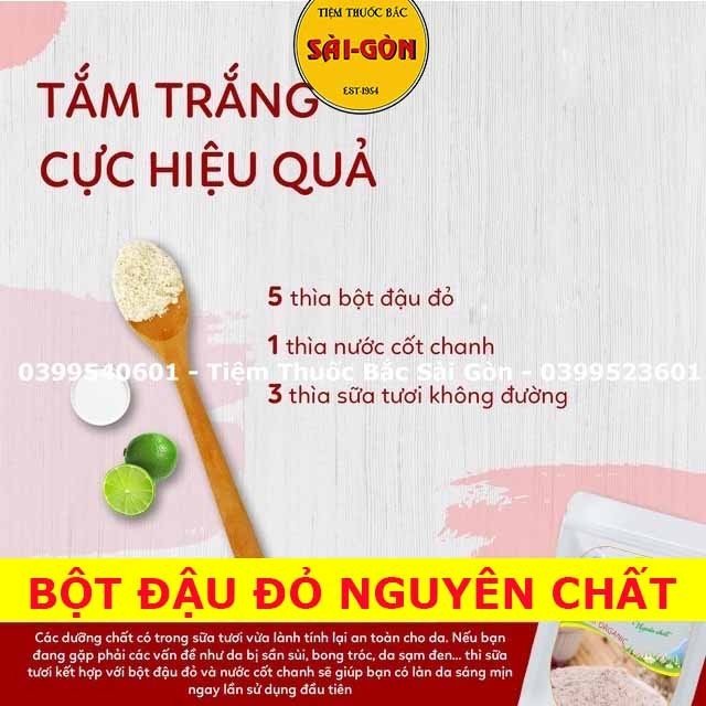 Bột Đậu Đỏ Nguyên Chất 500gram (Nhà Làm, Đậu Sạch, Nguyên Chất, Date mới)