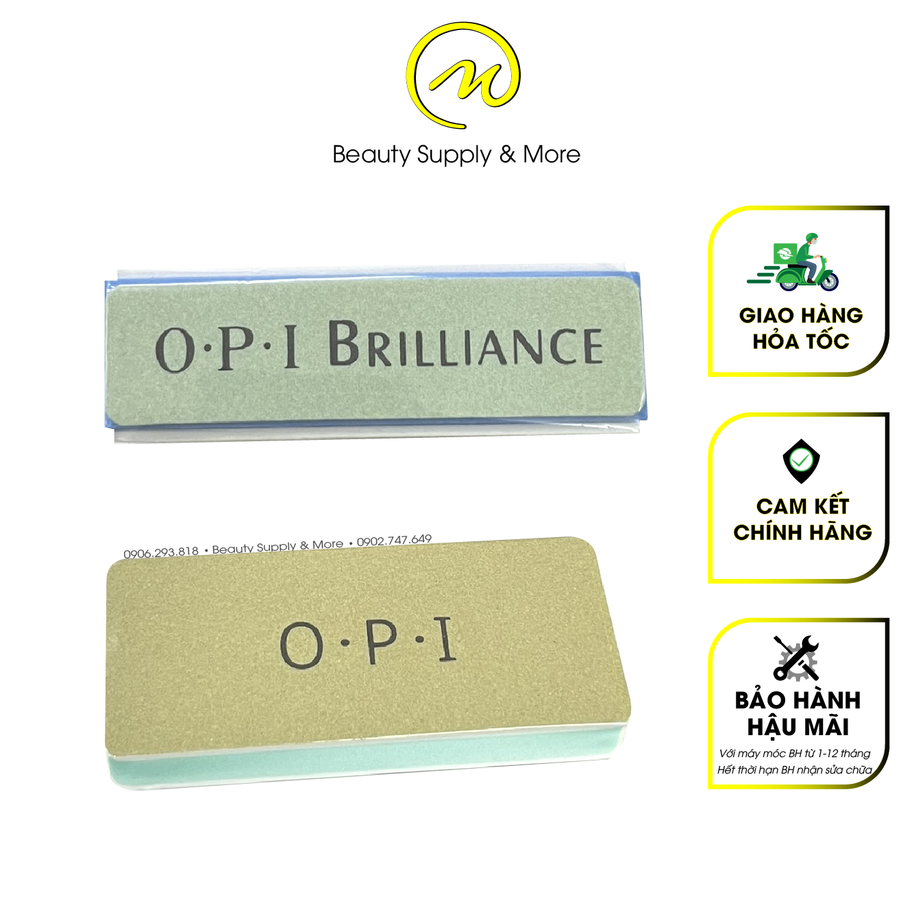 Buffe phao đánh bóng móng Korea/O.P.I 2 mặt/ O.P.I 4 mặt