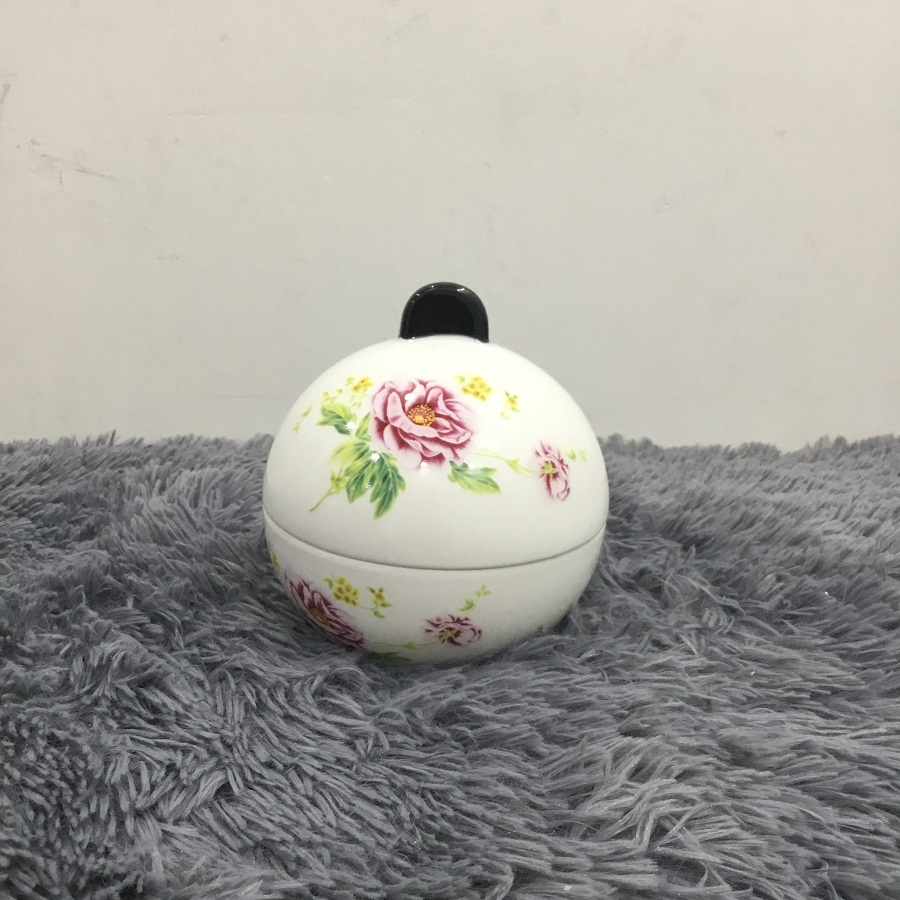 HỦ TRÒN CÁT TƯỜNG 12 CM - GỐM SỨ CƯỜNG PHÁT