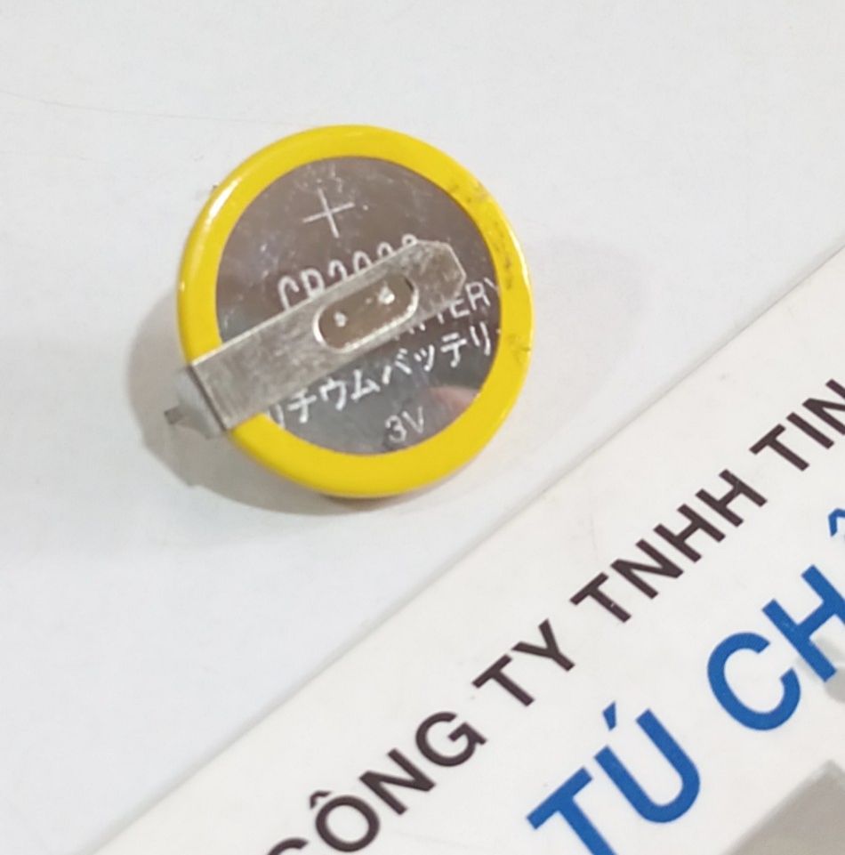 Pin 3V - 2032, CR2032, ECR2032, 5004LC / Có 2 RÂU hàn dây (Pin Cmos 2032)
