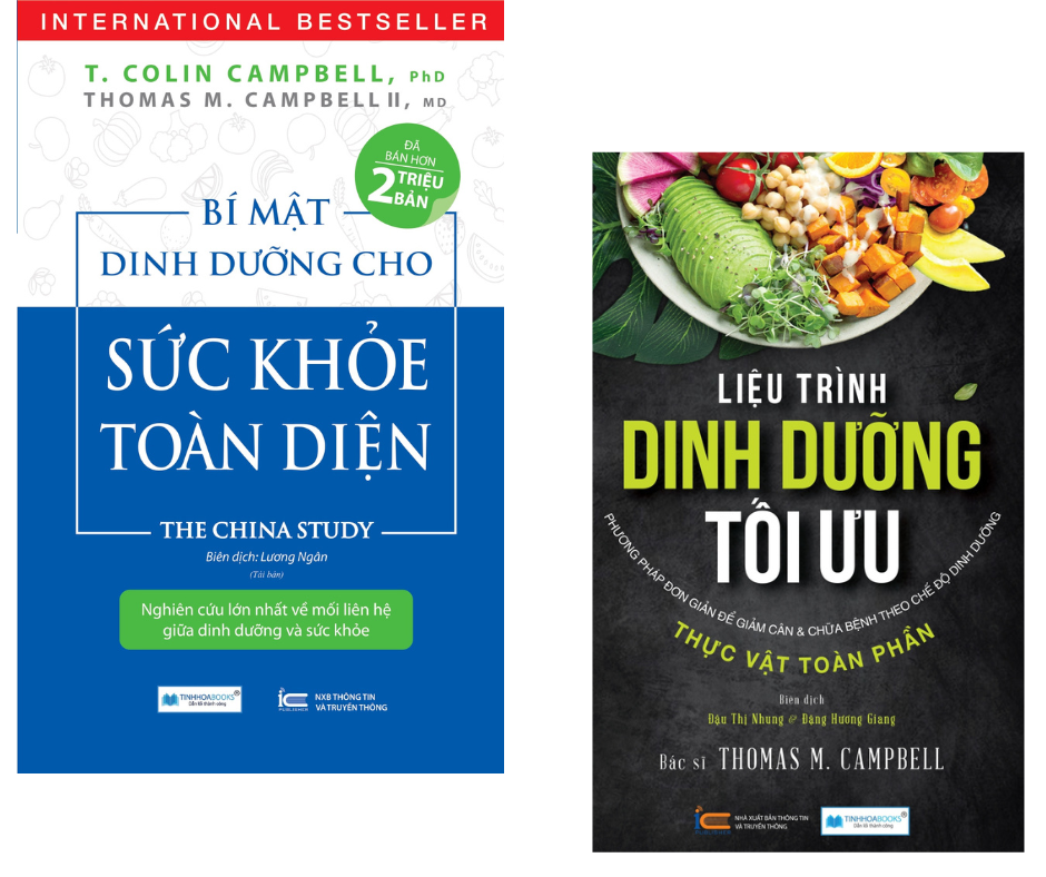 Combo Bí mật dinh dưỡng cho sức khỏe toàn diện + Liệu trình dinh dưỡng tối ưu - TinhHoaBooks