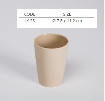 [HCM]Ly Nhựa Melamine Màu Nâu Cao Câp