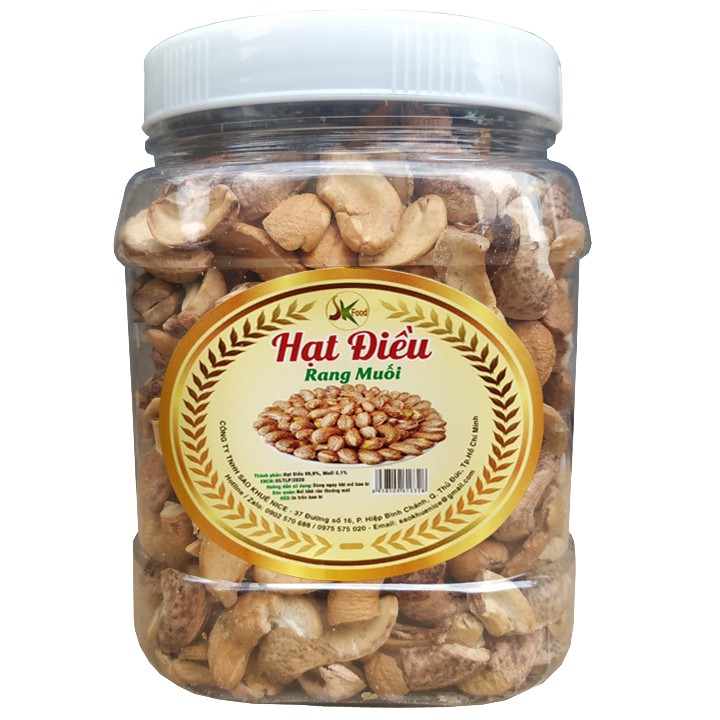 [HCM][BAO NGON] 500g Hạt Điều Vỡ Rang Muối Loại A