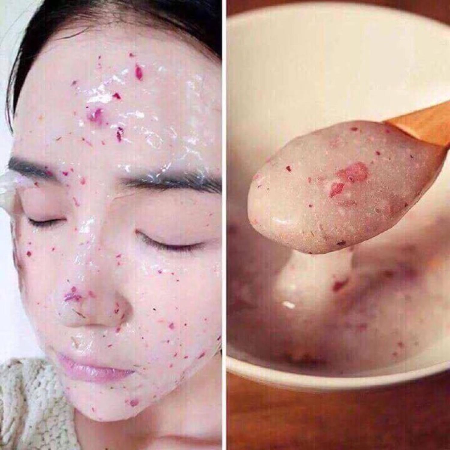 100gr bột cánh Hoa Anh đào đắp mặt handmade