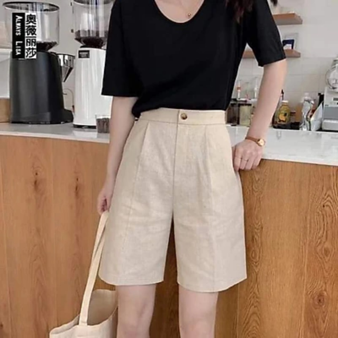 quần đũi ngố ống rộng