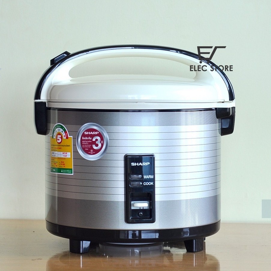 Nồi cơm điện Sharp KS-1800T 1.8L - Chống dính - Nhập Khẩu Thái Lan