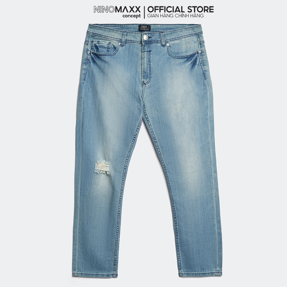 N&M Quần jean Nam cotton form straight 1807092