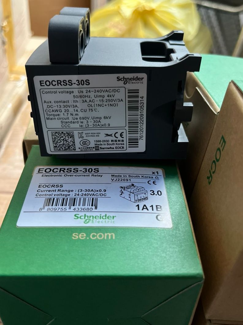 Rơle bảo vệ dòng điện EOCRSS-30S schneider